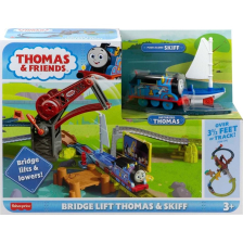 Πίστα ανελκυστήρων Fisher Price Thomas & Friends Bridge με τον Thomas και τον Skiff