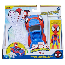 Σετ παιχνιδιού Hasbro Spidey and His Amazing Friends, με αυτοκινητάκι και αξεσουάρ, F6776.