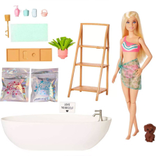 Σετ παιχνιδιού Mattel Barbie Κούκλα με μπανιέρα και αξεσουάρ.