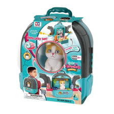 Σετ παιχνιδιού Raya Toys Γατάκι σε σακίδιο πλάτης 3 σε 1.