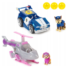 Σετ παιχνιδιού Spin Master Paw Patrol The Mighty Movie Οχήματα και φιγούρες Chase and Skye.