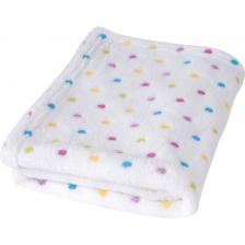 Κουβέρτα Baby Matex MILLY 75x100 0294 K01, λευκή