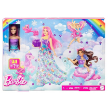 Ημερολόγιο με κούκλα Mattel Barbie Advent, με 24 εκπλήξεις.