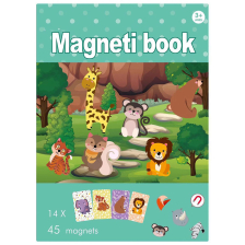 Μαγνητικό βιβλίο Ο κόσμος των ζώων Raya Toys.