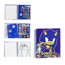 Βιβλίο δραστηριοτήτων Cerda Sonic Prime με κηρομπογιές και αυτοκόλλητα 2700000853.