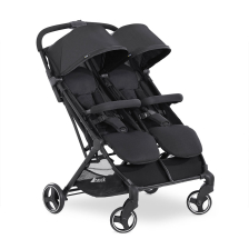 Καρότσι μωρού καλοκαιρινό για δίδυμα Hauck Swift X Duo Black