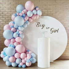 Σετ μπαλονιών για βρεφικό πάρτυ Raya Toys Boy or Girl, 120 τεμαχίων.