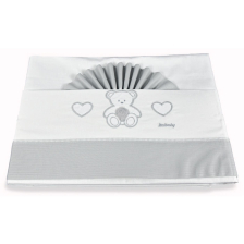 Σετ βρεφικά σεντόνια Italbaby PELUCHE GREY, 3 τεμαχίων.