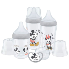 Σετ βρεφικά μπιμπερό και θηλή Nuk Perfect Match Disney Mickey Mouse.
