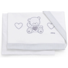Σετ Κούνιας Italbaby JOLIE 3 τεμαχίων White/Grey