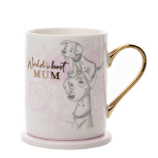 Σετ δώρου κούπα και σουβέρ Widdop Bingham Disney 101 Dalmatians DI826.