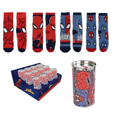 Σετ παιδικές κάλτσες Cerda Spiderman 4 τεμαχίων με κουτί, μεγέθη 23-34.
