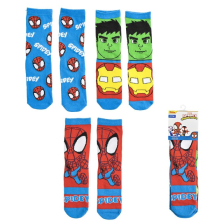 Σετ παιδικές κάλτσες Cerda Spidey And His Amazing Friends 3 τεμαχίων, μεγέθη 23-30.