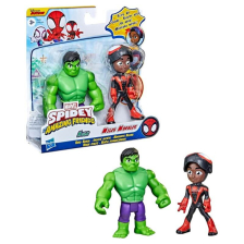 Σετ φιγούρες Hasbro Marvel Hulk and Miles Morales, F2245.