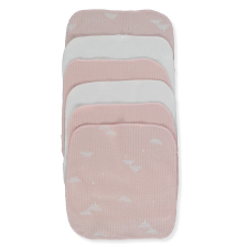 Σετ βαμβακερών πετσετών Bebetto Organic Born With Love, 20 x 20 εκατοστών, 6 τεμαχίων, C1150.