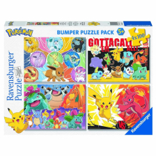 Παζλ Ravensburger Pokemon, 4 x 100 τεμαχίων.
