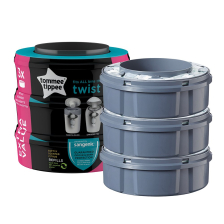 Ανταλλακτικές Σακούλες Κάδων για Πάνες Tommee Tippee Twist and Click 3τμχ