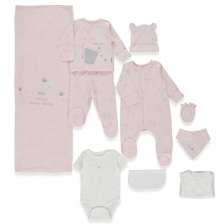 Σετ μαιευτηρίου Bebetto Organic Sleepy Sheepy, 10 τεμαχίων, 0-3 μηνών, Z1071.