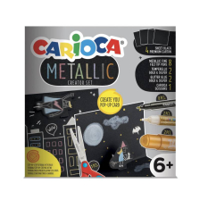 Σετ καρτών Pop-up CARIOCA Metallic.