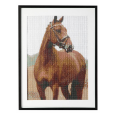 Σετ για ζωγραφική με χάντρες Faber-Castell Grafix - HORSE 30 x 40 εκατοστών.