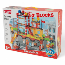 Κατασκευές Feelo Big Building Blocks Πυροσβεστικός Σταθμός, FL42002, 173 τεμαχίων.