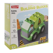 Κατασκευές Feelo Car Series Oil Tank Truck, 7 τεμαχίων.