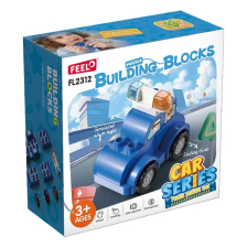 Κατασκευές Feelo Car Series Police Car, 7 τεμαχίων.
