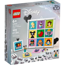 Κατασκευές LEGO Disney 100 χρόνια κινουμένων σχεδίων θρύλων από την Disney, 43221.
