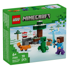 Κατασκευές LEGO Minecraft Η περιπέτεια του Steve στην taiga, 21583.
