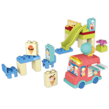 Κατασκευές μίνι λεωφορείο για παγωτό Kidian Raya Toys KD3103-9