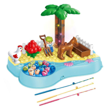 Επιτραπέζιο παιχνίδι με ψάρια Raya Toys μίνι φάρμα, με φώτα.