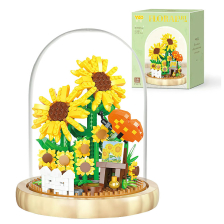 Κατασκευές Raya Toys Ηλιοτρόπια με θόλο, 558 τεμαχίων.