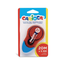 Διορθωτική ταινία CARIOCA Κόκκινη, 20 μέτρων.