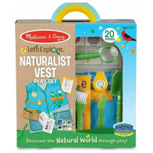 Σετ κουστούμι και παιχνίδι Melissa and Doug γιλέκο φυσιοδίφη 40805
