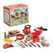 Παιδικό σετ κουζίνας για μαγειρική  Raya Toys 5705-3Y, Κόκκινο