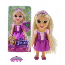 Κούκλα Jakks Pacific Disney Princess Rapunzel με χτένα, 15 εκατοστών.