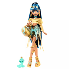 Κούκλα Mattel Monster High Cleo De Nile, με κόμπρα και αξεσουάρ.
