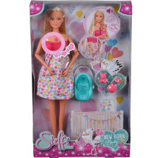 Κούκλα Simba Toys Steffi Love Στέφυ με μωρό