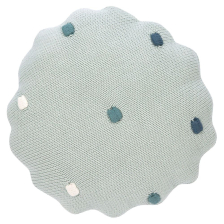 Πλεκτό μαξιλάρι Lassig Dots, 25 x 25 εκατοστών.