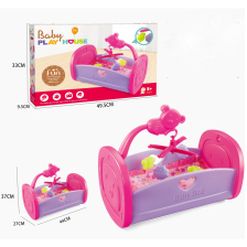 Κρεβάτι για κούκλα Raya Toys
