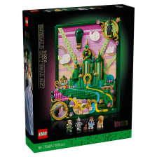 Κατασκευές LEGO Wicked Διακόσμηση τοίχου Σμαραγδένια πόλη, 75685.