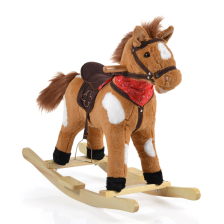 Κουνιστό αλογάκι με ήχο Moni Toys Thunder.