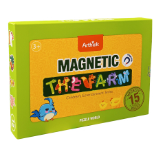 Μαγνητικό βιβλίο Raya Toys Αγρόκτημα,με μια σελίδα σχεδίασης