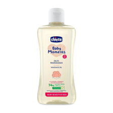 Βρεφικό λάδι σώματος για μασάζ CHICCO Baby Moments, Sensitive, 200 ml.