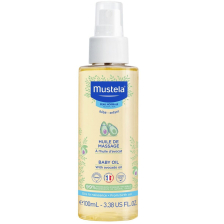 Σπρέι λαδιού για μασάζ Mustela για μωρά / παιδιά 100ml