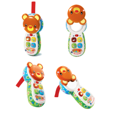 Μουσικό βρεφικό τηλέφωνο VTech μπλε