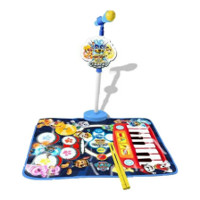 Μουσικό χαλάκι για παιχνίδι Claudio Reig Paw Patrol 3 σε 1 με μικρόφωνο και πλήκτρα.