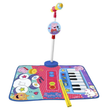 Μουσικό χαλάκι για παιχνίδι Claudio Reig Peppa Pig 3 σε 1 με μικρόφωνο και πλήκτρα.