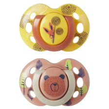 Ορθοδοντικές πιπίλες Tommee Tippee Fun Friends, 6-36 μηνών, 2 τεμαχίων.