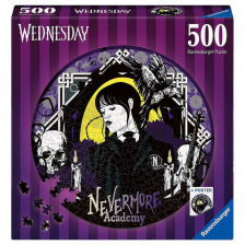 Παζλ Ravensburger Wednesday Academy Nevermore, 500 τεμαχίων.